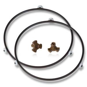 lot 20308 image: Hyparade Microwave Turntable Support Ring 9.5 Inch 2-Pack