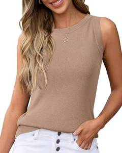 lot 20315 image: Arach&Cloz Womens Sleeveless Wool Blend Tank Top XS