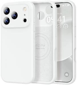 lot 20319 image: Vooii Magnetic Silicone Phone Case White For iPhone 17 Pro 6.3