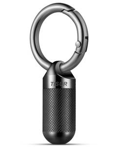 lot 20335 image: TISUR Small Titanium Keychain Pill Holder Case Pocket Pill Organizer