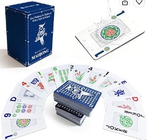 lot 6028 image: JIHUIJOY American Mahjong Playing Cards 166 Cards