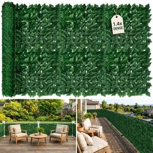 lot 1009 image: QIAOKAIYAN Artificial Ivy Privacy Fence Panels 120 x 40 Inch 1200 Leaves