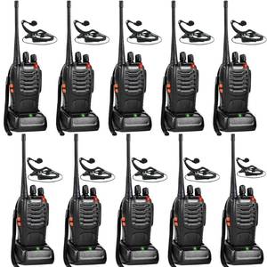 lot 1944 image: Greaval Walkie Talkies Long Range 10 Pack 16 Channel Rechargeable 2 Way Radio  Retail $128.99