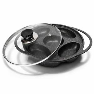 lot 1983 image: Qelunaro Chitoi Pitha Pan 5-Cavity Nonstick Appe Maker with Lid