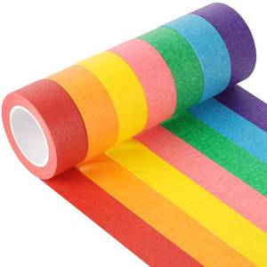 lot 2078 image: Colored Masking Tape 1 Inch 7 Rolls