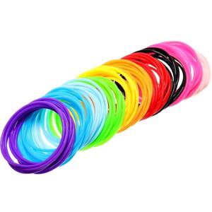 lot 2116 image: Hotop Silicone Jelly Rubber Bracelets 100 Pcs Multicolor 80s Hair Tie
