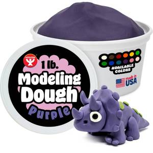 lot 2140 image: Hygloss Play Modeling Dough Purple 1 lb Unscented