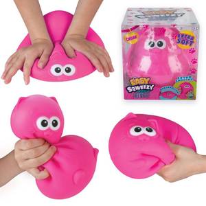 lot 2148 image: ORB Easy Sqweezy Chonk the Chunky Kitty Squishy Toy Pink 5 In