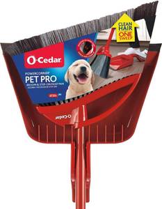 lot 2204 image: O-Cedar Pet Pro Broom with Step-On Dustpan