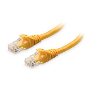 lot 2212 image: Cable Matters Cat 6 Snagless Ethernet Cable 25 ft Yellow 10Gbps