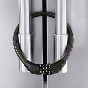 lot 2225 image: Urban August Refrigerator Lock 4-Digit Combination Stainless Steel Cabinet Lock