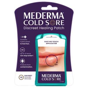 lot 2235 image: Mederma Cold Sore Patch Hydrocolloid Gel 15 Patches