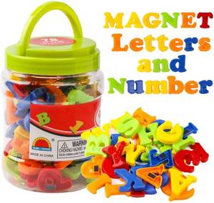 lot 2253 image: RAEQKS Magnetic Letters and Numbers Fridge Magnets 78 Pieces