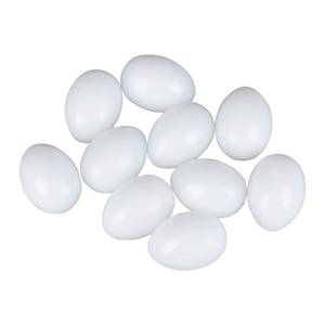 lot 2255 image: Dong Huang Fake Parrot Eggs Solid Plastic 10 Pcs