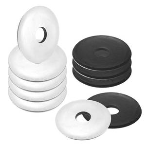 lot 2257 image: EPDM Bonded Sealing Rubber Washers 38 x 1-12 OD 10 Pcs