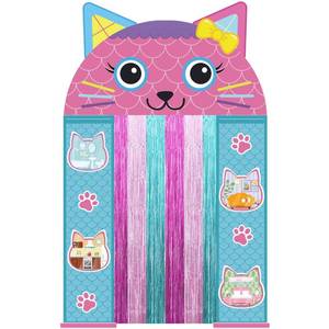 lot 2269 image: MNXAMZMRL Cat Doll House Party Door Banner Decorations 5 Pcs
