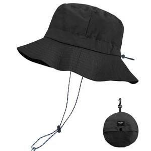 lot 2271 image: PFFY Packable Sun Bucket Hat Black Unisex