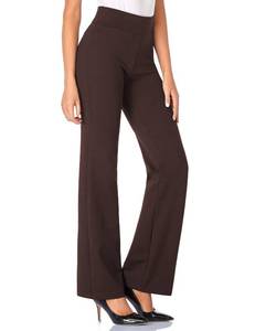 lot 2310 image: Tapata Womens High Waist Stretchy Bootcut Dress Pants Brown Medium