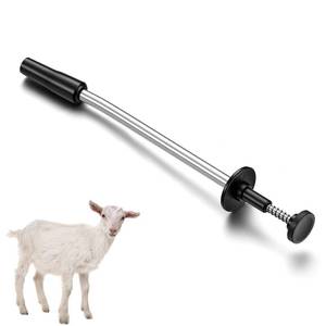 lot 2323 image: Lanties Balling Gun 14 Inch Curved Bolus Gun for Sheep Goat Pill Feeder