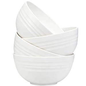 lot 2326 image: MaoMaoCha Wheat Straw Cereal Bowls 24 OZ Reusable Soup and Salad Bowl Set