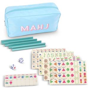 lot 5664 image: Soulchen Mini American Mahjong Tile Set 160 Tiles Travel Size  Retail $102.99