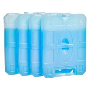 lot 5697 image: Amazon Basics Reusable Hard Sided Rectangular Ice Pack, blue (only 2)
