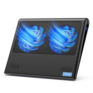 lot 5731 image: TECKNET Laptop Cooling Pad 12-15.6 Inch With Dual 110mm Fans