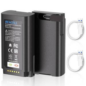 lot 6149 image: REACELL 2 Pack Replacement Battery for eufy E340 Video Doorbell 3.7V 7000mAh