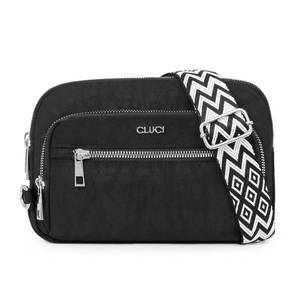 lot 6187 image: CLUCI Crossbody Bag for Women RFID Blocking Anti Theft Nylon Belt Bag
