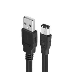 lot 6207 image: Generic FireWire 400 to USB Adapter Cable 6-Pin IEEE 1394a to USB 2.0 6 Ft