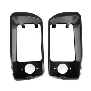 lot 6227 image: WFLNHB Black Headlight Bezels Driver & Passenger Club Car DS Golf Cart 1993-Up