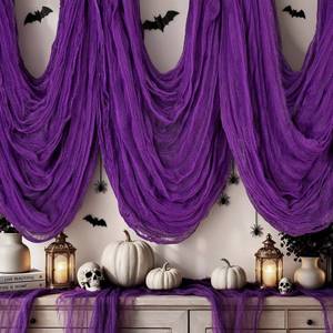 lot 6228 image: ZYP Halloween Creepy Cloth 600 x 80 in Purple