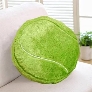 lot 6229 image: XIYUAN Tennis Ball Plush Throw Pillow 14 Inch