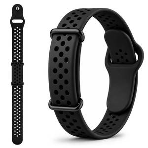 lot 6268 image: BlackPro Silicone Sport Band for Google Fitbit Air 5.9-8.7 Inch Wrist