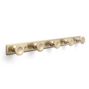 lot 6278 image: Deuschwer Wall Mounted Coat Hook Champagne Bronze Zinc Alloy