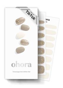 lot 6296 image: Ohora Semi Cured Gel Nail Strips 30 Count N Gold Coast