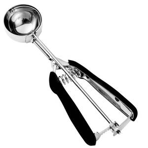 lot 6310 image: HOMURE H Large Cookie Scoop 3 Tbsp 1.5 oz Spring-Loaded 188 Stainless Steel