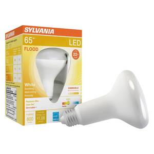 lot 6362 image: LEDVANCE BR30 LED Flood Light Bulb 9W 800 Lumens 3000K Dimmable 41111