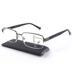 lot 6369 image: Missfive Mens Progressive Multifocal Reading Glasses 2.0x Blue Light Blocking