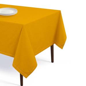 lot 6375 image: Softopia Cotton Farmhouse Tablecloth 100% Cotton 52x70 Inch Mustard Yellow