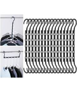 lot 6376 image: Mr. Pen Space Saving Hangers, 16 Pcs, 360° Rotating Hooks