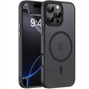 lot 6395 image: Miracase Phone Case Matte Magnetic Black for iPhone 16 Pro