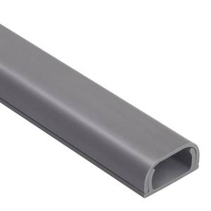 lot 6403 image: ZhiYo Wall Cord Cover, Grey, 68 Inch Total, 0.7 x 0.4 Inch