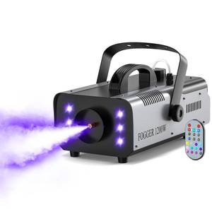 lot 7562 image: Fancybling Fog Machine 1200W 6000CFM with LED Lights and Remote  Retail $159