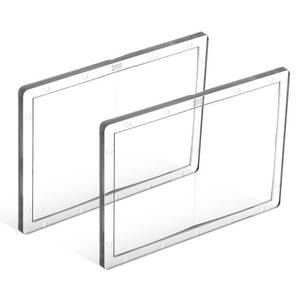 lot 8127 image: Chapou Welding Cheater Lens 2.0 Diopter 3.54 x 4.25 in, 2 Pcs