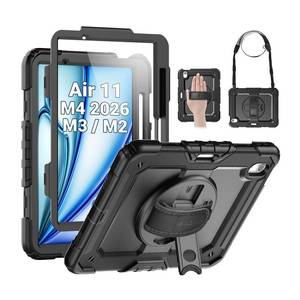 lot 8137 image: SEYMAC Tablet Case For iPad Air 11 Inch M4M3M2 202620252024 Black