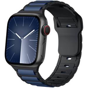 lot 8154 image: Lenrao Silicone Sport Band for Apple Watch 44mm 45mm 46mm 49mm Ultra 2