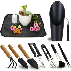 lot 8163 image: Songtaste Succulent Mini Garden Tool Set 11 Pcs Repotting Kit
