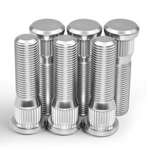 lot 8171 image: LUJIANI 6 Pack 12-20 Wheel Studs 2.06 Inch Length Grade 10.9 Steel