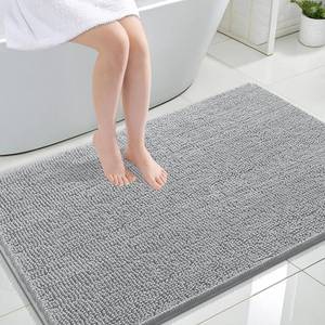 lot 9259 image: OLANLY Large Bathroom Rugs 47x32, Extra Soft Absorbent Chenille Bath Rugs